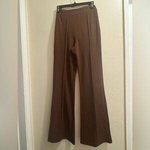Fashion Nova Chocolate Brown High-Waist Wide-Leg Pants